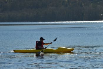 1 Hour Kayak Hire - Single Seat Sit on Top Kayak - Hope Lake